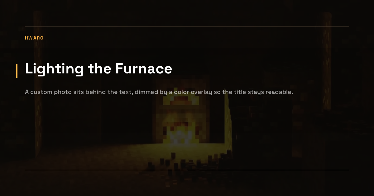 background image with high overlay