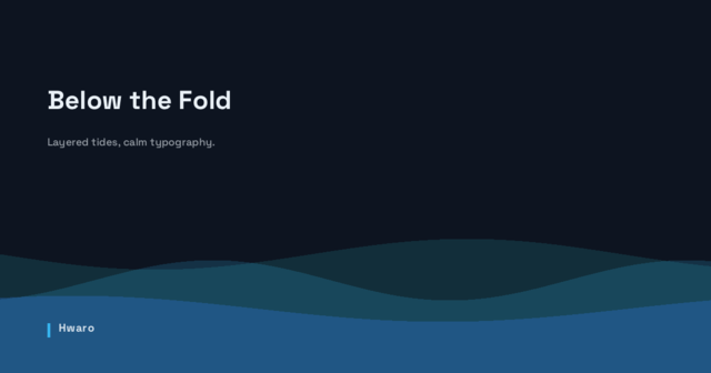 OG image style: waves